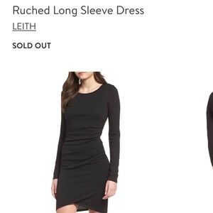 Leith ruched bodycon dress